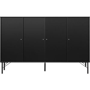 Černá komoda Hammel Mistral Kubus, 136 x 89 cm obraz