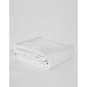 Bílý bavlněný přehoz na dvoulůžko 200x230 cm Plain – Mijolnir obraz