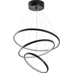 Černé LED závěsné svítidlo ø 50 cm Simit – Opviq lights obraz