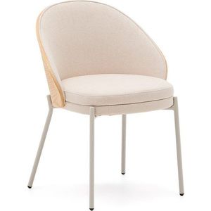 Krémová/v přírodní barvě jídelní židle Eamy – Kave Home obraz