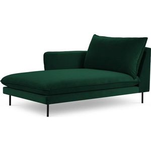 Tmavě zelená sametová lenoška (levý roh) Vienna – Cosmopolitan Design obraz