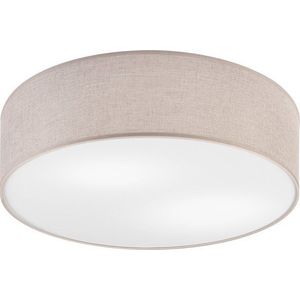 Světle šedé stropní svítidlo s textilním stínidlem ø 45 cm Vivian – LAMKUR obraz