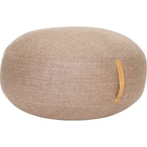 Světle hnědý puf Hübsch Turenio, ø 70 cm obraz