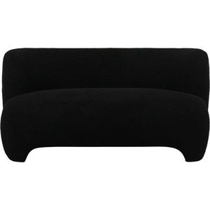 Černá pohovka z textilie bouclé 142 cm Ardor – Leitmotiv obraz