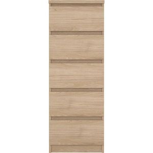 Komoda v dekoru dubu v přírodní barvě 40x111x50 cm Naia – Tvilum obraz