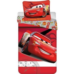 Červené bavlněné dětské povlečení na jednolůžko 140x200 cm Cars "Legend" – Jerry Fabrics obraz