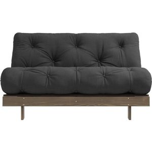 Černá rozkládací pohovka 140 cm Roots – Karup Design obraz