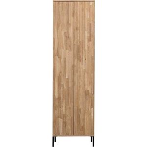 Šatní skříň v dekoru dubu v přírodní barvě 60x210 cm Gravure – WOOOD obraz