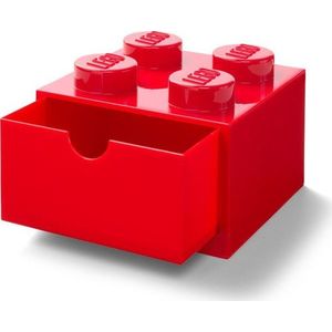 Červený stolní box se zásuvkou LEGO®, 15 x 16 cm obraz