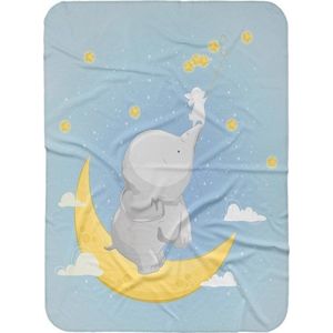 Modrá dětská deka 85x125 cm – OYO kids obraz