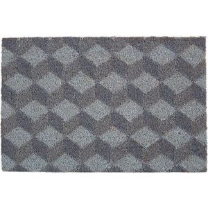 Rohožka z kokosového vlákna 40x60 cm Grey Cube – Premier Housewares obraz