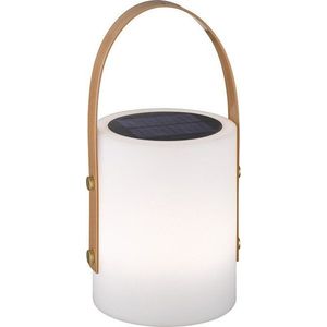 Bílo-hnědá LED stolní lampa (výška 34 cm) Bari – Fischer & Honsel obraz