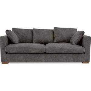 Antracitová pohovka 220 cm Comfy – Scandic obraz