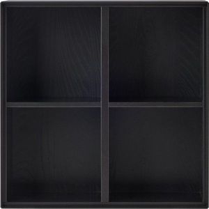 Černá nástěnná knihovna 68x68 cm Edge by Hammel – Hammel Furniture obraz