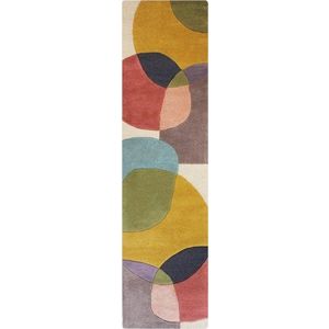 Ručně tkaný vlněný běhoun 60x230 cm Glow Multi – Flair Rugs obraz