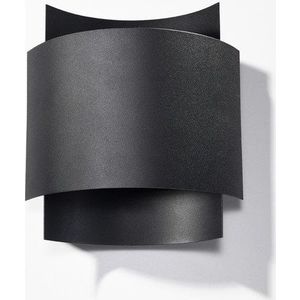 Černé nástěnné svítidlo Nice Lamps Forgmi obraz