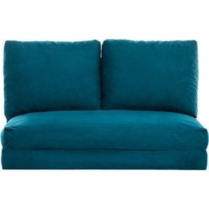 Rozkládací pohovka v petrolejové barvě 120 cm Taida – Balcab Home obraz