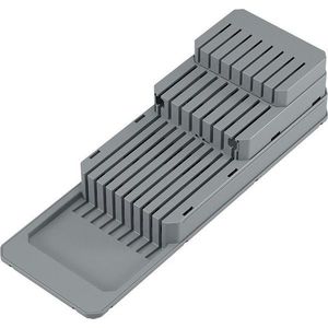 Šedý úložný systém na nože Metaltex obraz