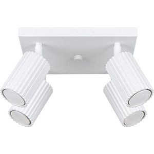 Bílé stropní svítidlo 25x25 cm Gleam – Nice Lamps obraz
