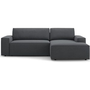 Tmavě šedá rozkládací rohová pohovka (pravý roh) Jodie – Micadoni Home obraz