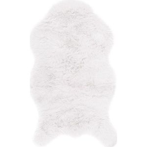 Bílá umělá kožešina Tiseco Home Studio Sheepskin, 80 x 150 cm obraz