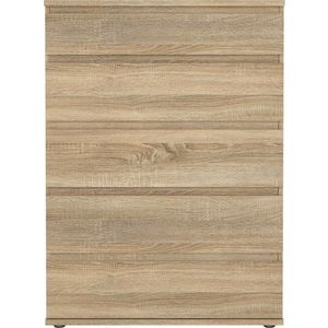 Vysoká komoda v dekoru dubu v přírodní barvě 77x107 cm Nova – Tvilum obraz