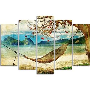 Vícedílný obraz Hammock, 105 x 70 cm obraz