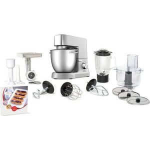 Kuchyňský robot ve stříbrné barvě Masterchef Grande – Tefal obraz