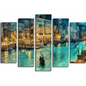 Obrazy v sadě 5 ks Venice – Wallity obraz