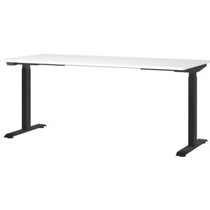 Pracovní stůl s elektricky nastavitelnou výškou s bílou deskou 80x180 cm Jet – Germania obraz