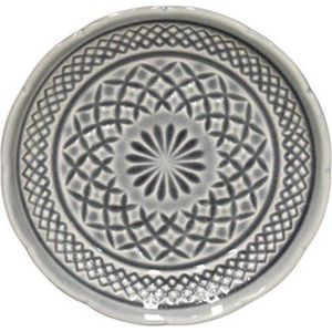 Šedý kameninový dezertní talíř Costa Nova Cristal, ⌀ 15 cm obraz