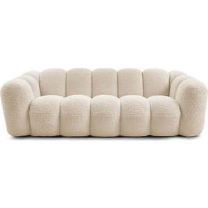 Béžová pohovka z textilie bouclé 232 cm Hippolyte – Bobochic Paris obraz