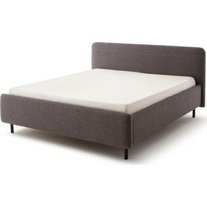 Antracitová čalouněná dvoulůžková postel s úložným prostorem s roštem 160x200 cm Primo – Meise Möbel obraz