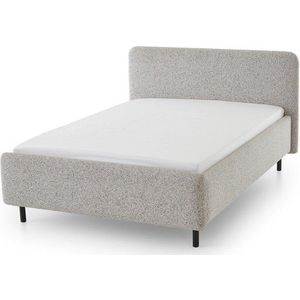 Béžová čalouněná dvoulůžková postel s úložným prostorem s roštem 160x200 cm Primo – Meise Möbel obraz