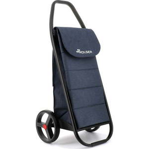 Nákupní taška na kolečkách 53 l Com Tweed Polar Black Tube – Rolser obraz