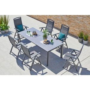 Ambia Garden ZAHRADNÍ SKLÁDACÍ KŘESLO, kov, textil obraz