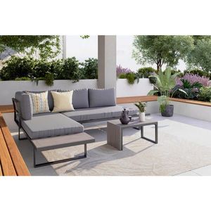 Ambia Garden TERASOVÁ SEDACÍ SOUPRAVA kov, plast, textil obraz