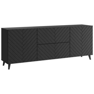 Livetastic NÍZKÁ KOMODA, černá, 180/69, 4/39 cm obraz