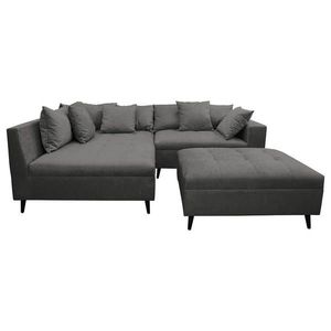 MID.YOU ROHOVÁ SEDAČKA, textil, šedá obraz