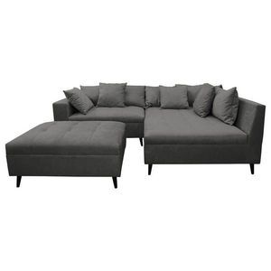 MID.YOU ROHOVÁ SEDAČKA, textil, šedá obraz