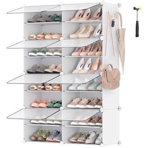 XXXL REGÁL NA BOTY, bílá, 83/125/32 cm obraz