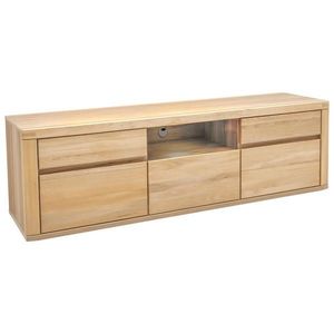 Voleo NÍZKÁ KOMODA, dub, barva starého dubu, 194/58/50 cm obraz