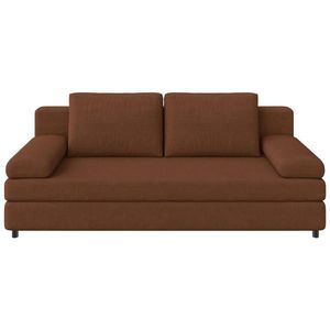 Ti'me ROZKLÁDACÍ POHOVKA, textil, hnědá obraz