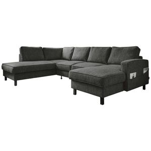 MID.YOU SEDACÍ SOUPRAVA, textil, tmavě šedá obraz