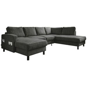 MID.YOU SEDACÍ SOUPRAVA, textil, tmavě šedá obraz