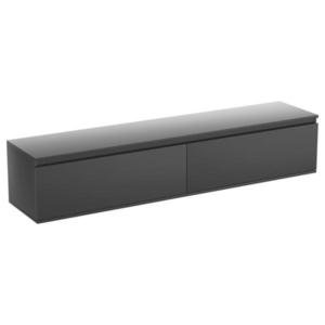 Boxxx NÍZKÁ KOMODA, černá, 180/30/33 cm obraz