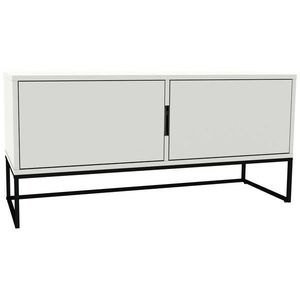 XXXL NÍZKÁ KOMODA, bílá, 118/57/43 cm obraz