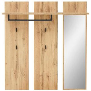 Xora ŠATNÍ PANEL, barvy dubu, 120/130/30 cm obraz