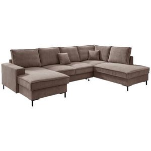 MID.YOU SEDACÍ SOUPRAVA, textil, šedavě hnědá obraz