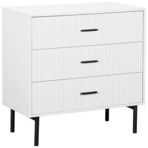 MID.YOU KOMODA, černá, bílá, 80/80/40 cm obraz